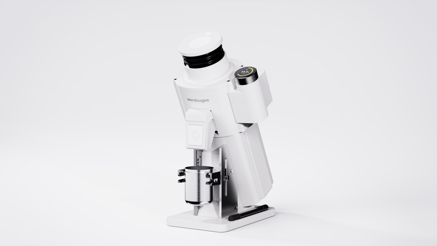 Wendougee Milo Play single-dose grinder in white