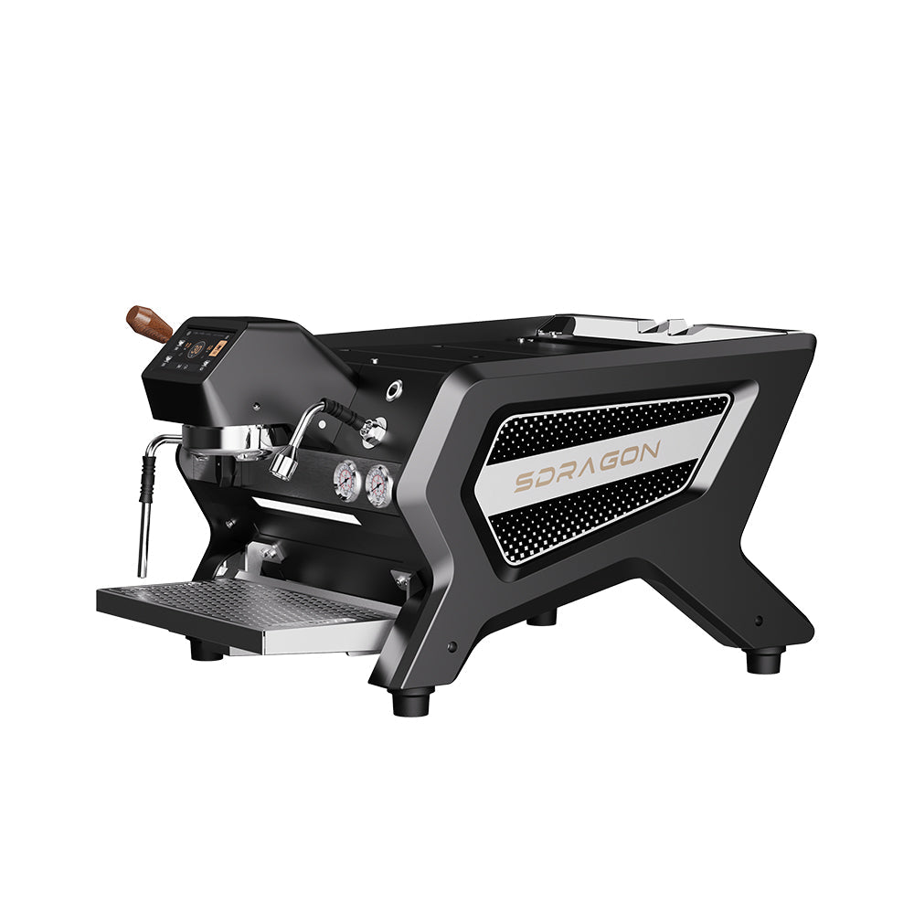 Wendougee SDragon single-group espresso machine in black